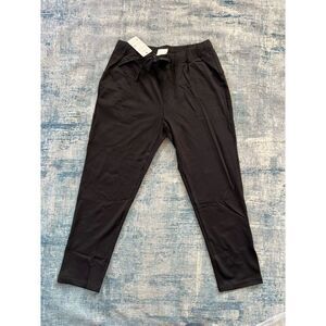 NWT! Yogipace Black Cropped Ankle On The Fly Pants Small